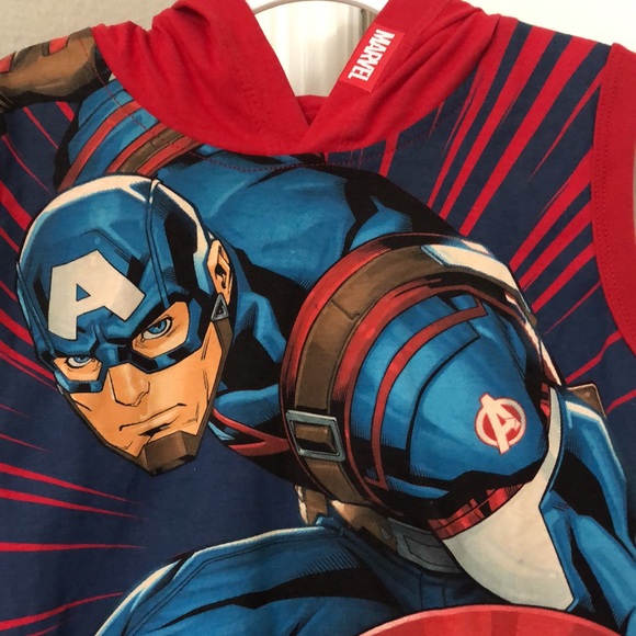Avengers Captain America Tank top  - Size 4 (NWT) - Picture 3 of 5